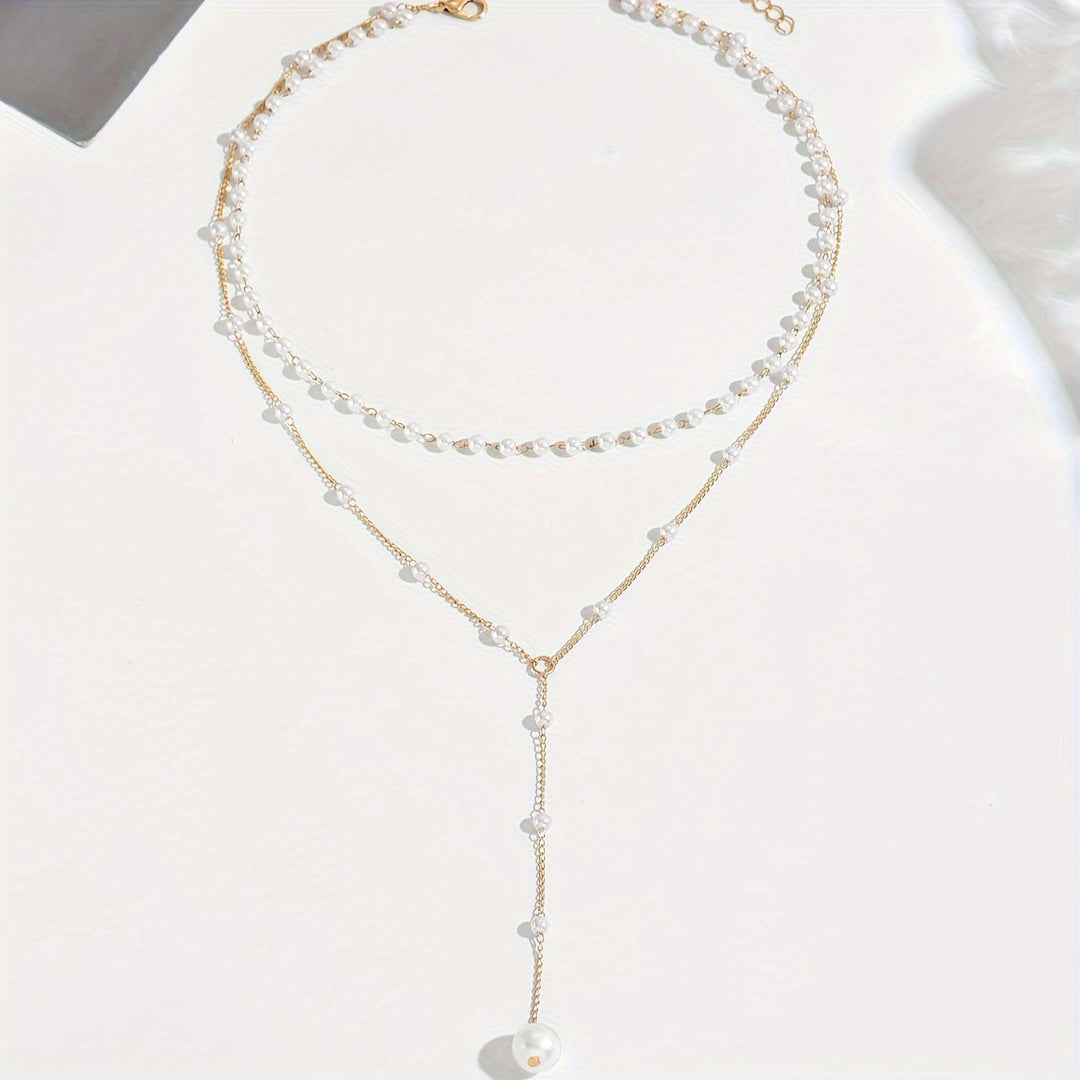 Cascade Pearls – Vintage Tassel Necklace
