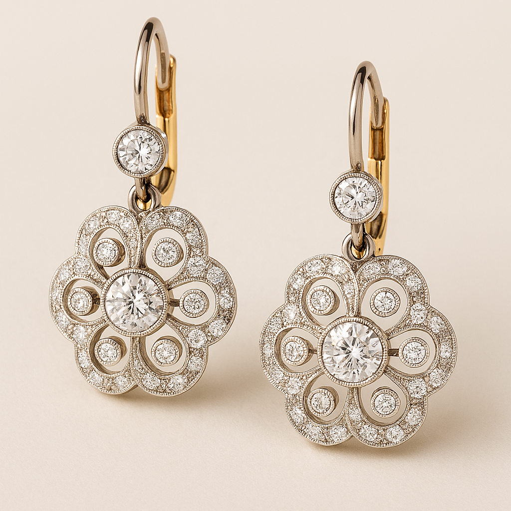 Radiant Mandala Glow Earrings