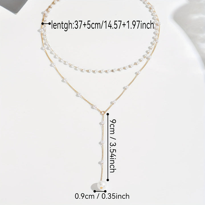 Cascade Pearls – Vintage Tassel Necklace