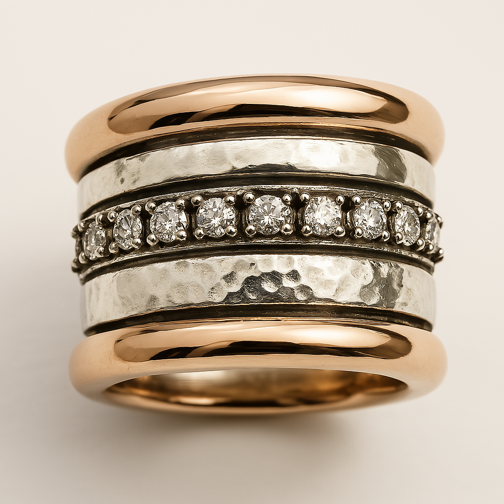 Golden Glow Stackable Ring