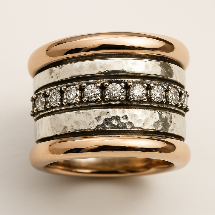 Golden Glow Stackable Ring