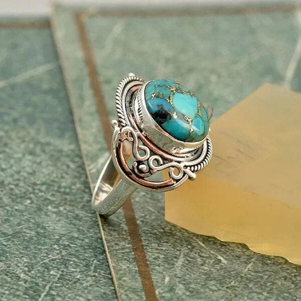 Turquoise Vibes Boho Ring