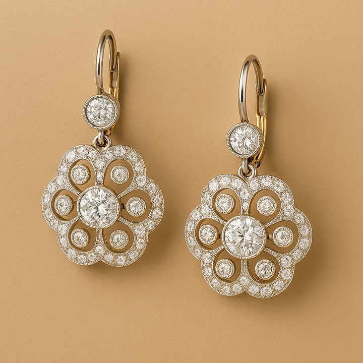 Radiant Mandala Glow Earrings