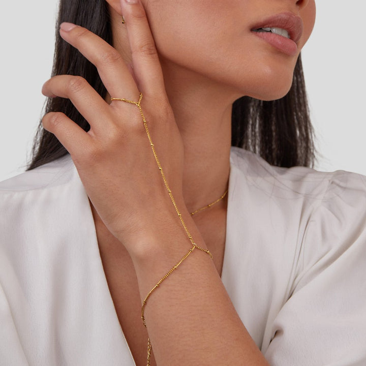 Radiant Luxe Hand Chain
