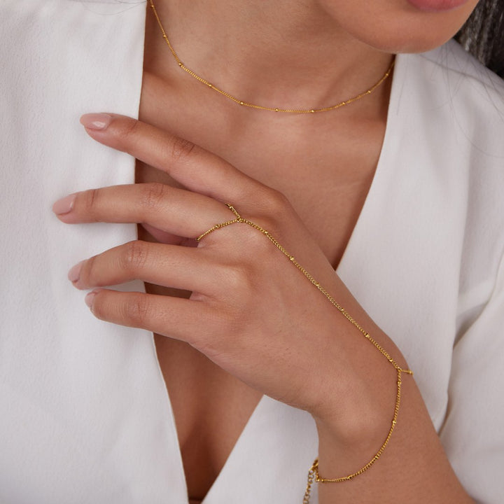 Radiant Luxe Hand Chain