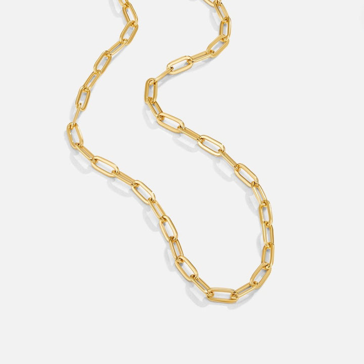 Elegant Edge Pendant Necklace