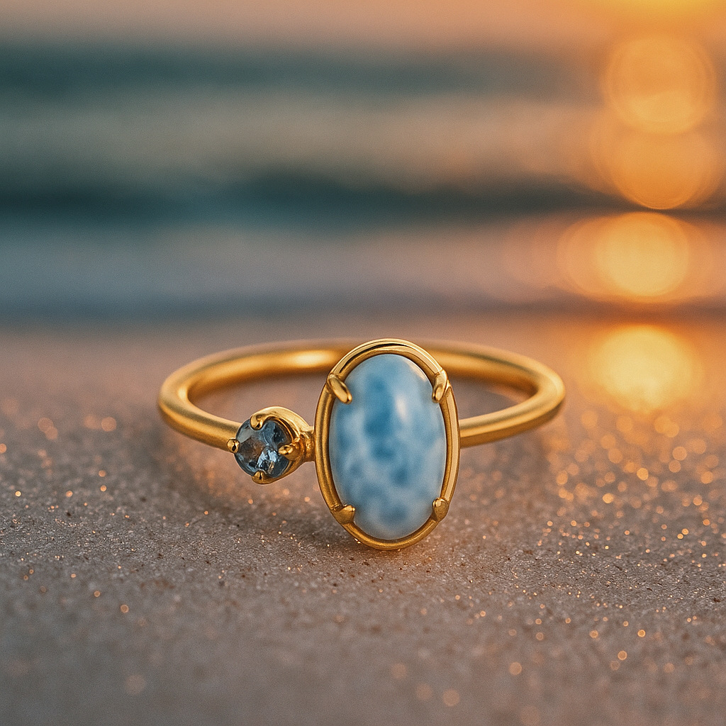 Celeste Wave – Luminous Elegance Ring – Luna&Lucas