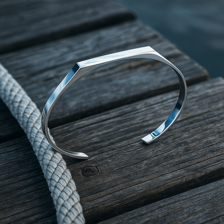 Silver Stream Bracelet by Coraline