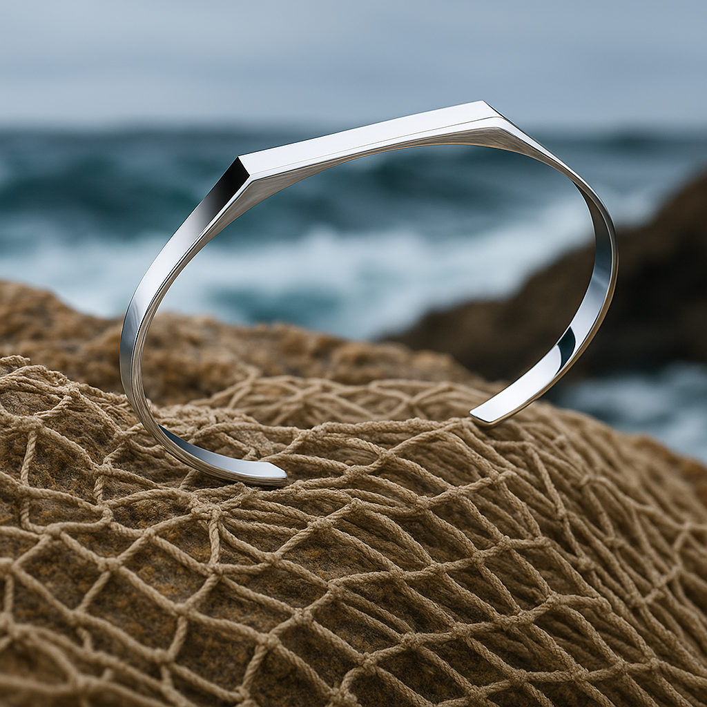 Silver Stream Bracelet by Coraline