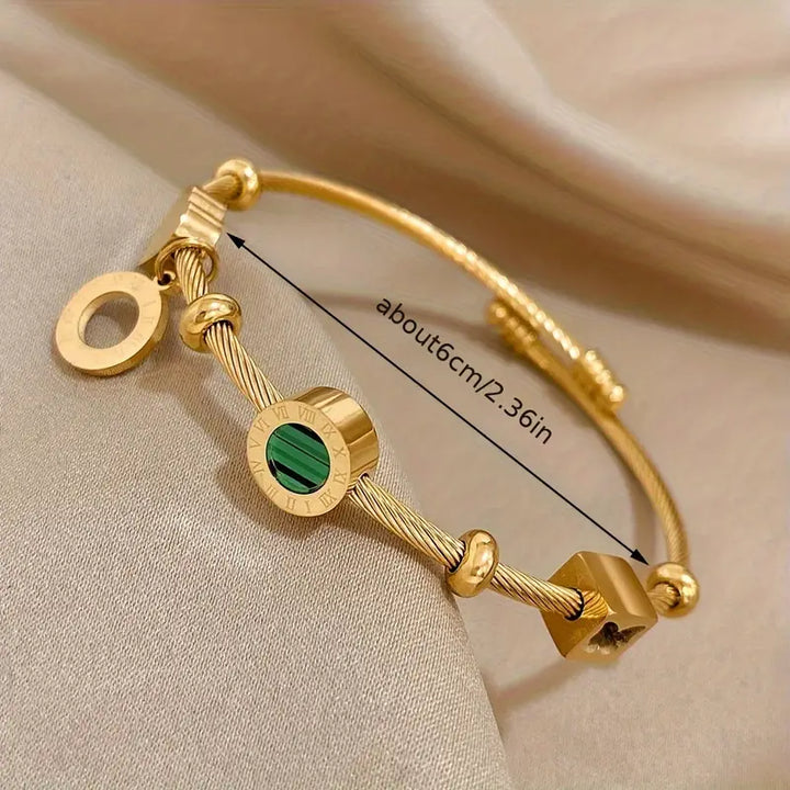 Golden Radiance Bracelet by Emerence Rousseau