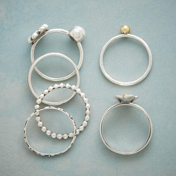 Blossom Glow Ring Set