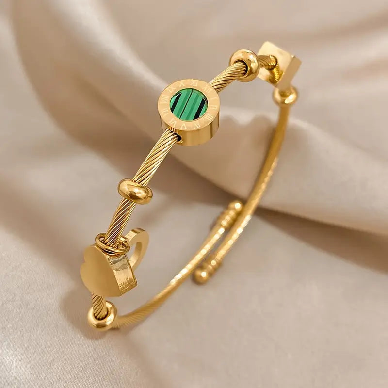 Golden Radiance Bracelet by Emerence Rousseau