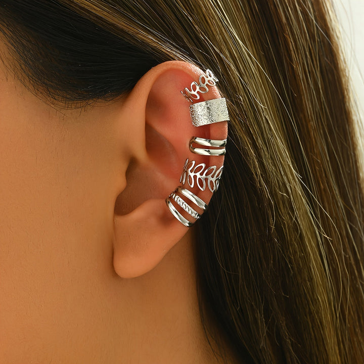 Elegant Freedom – Set of 5 Non-Pierced Ear Cuffs