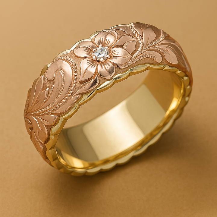 Timeless Bloom Gold Ring
