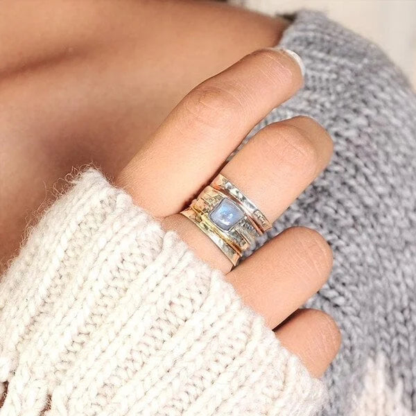 Lunar Glow Meditation Ring