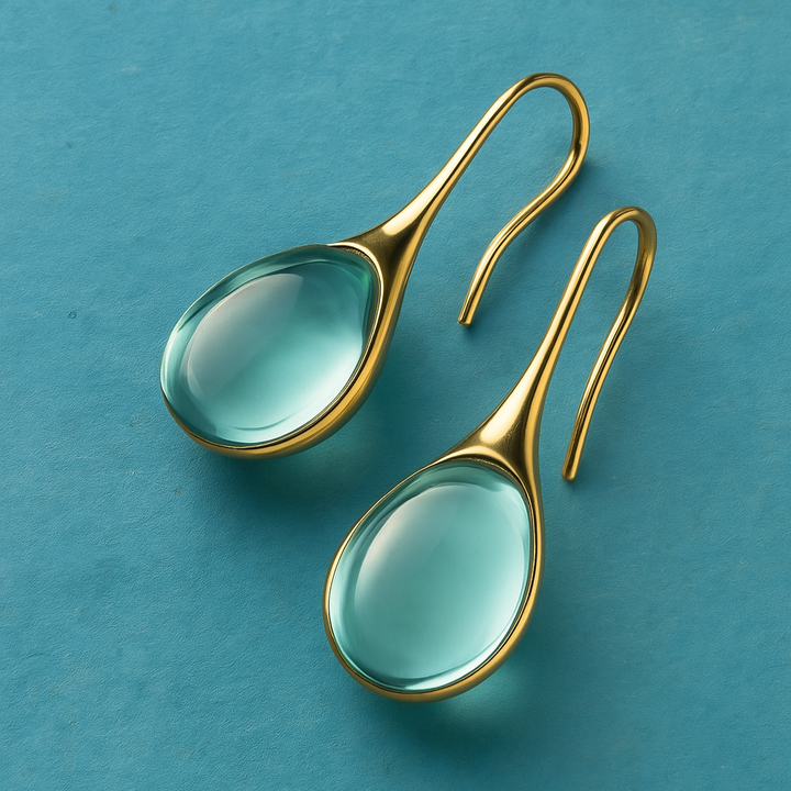Luminous Elegance Drop Earrings