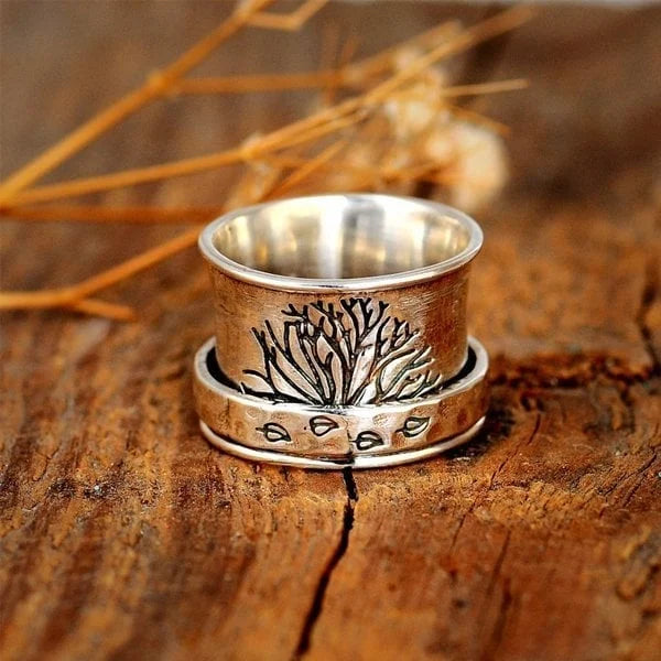 EverSpin Tree of Life Meditation Ring