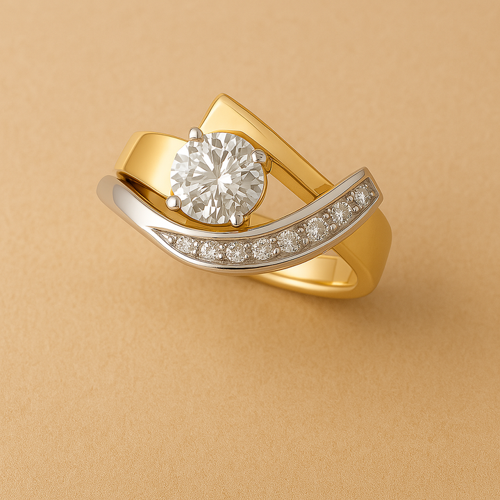 Timeless Sparkle Duo Ring