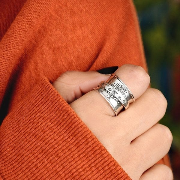 EverSpin Tree of Life Meditation Ring
