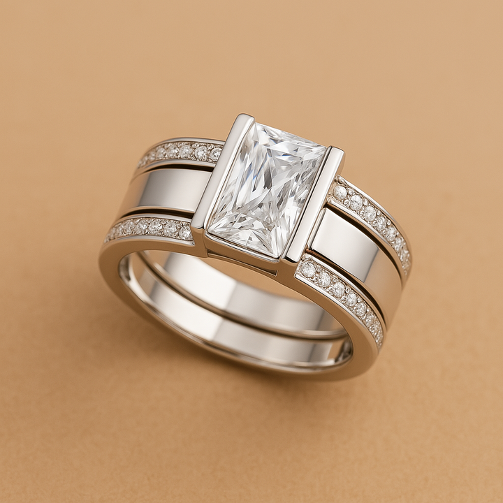 Timeless Elegance Inlaid Ring