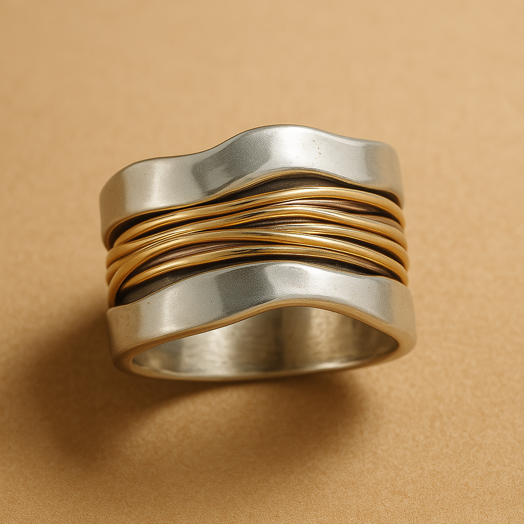 Luxe Radiance Twist Ring