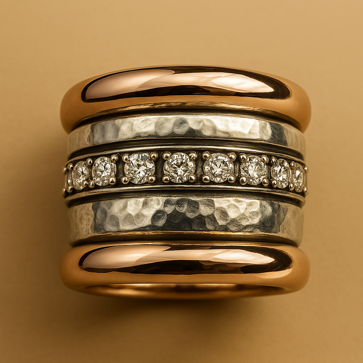 Golden Glow Stackable Ring