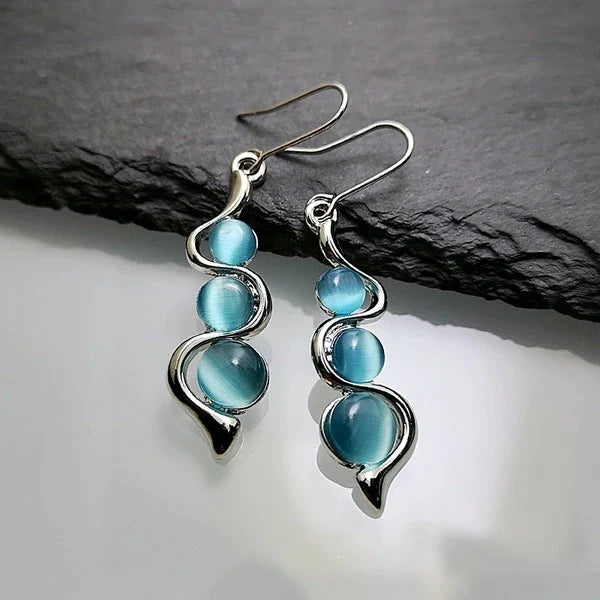 Sparkling Blue Elegance Earrings