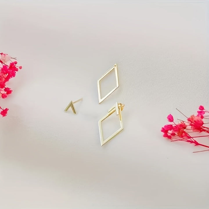 Golden Outline – Bohemian Cut-Out Earrings
