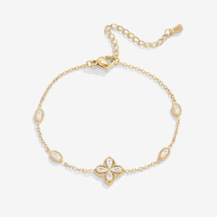 Lucky Leaf Charm Bracelet