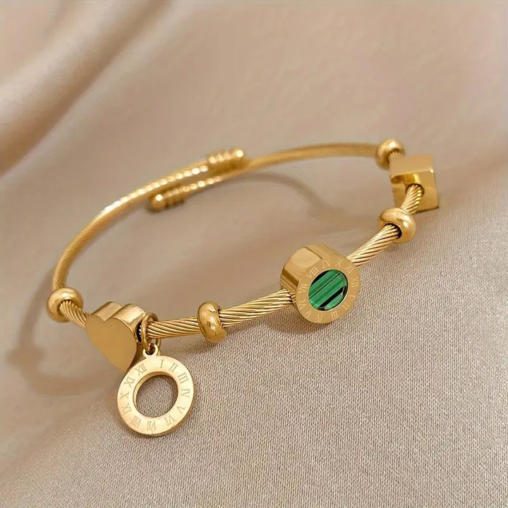 Golden Radiance Bracelet by Emerence Rousseau