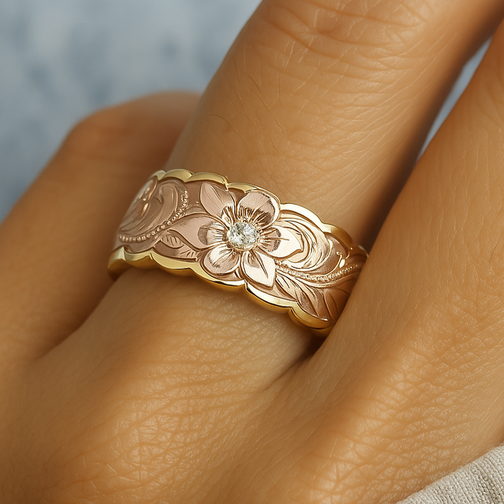 Timeless Bloom Gold Ring