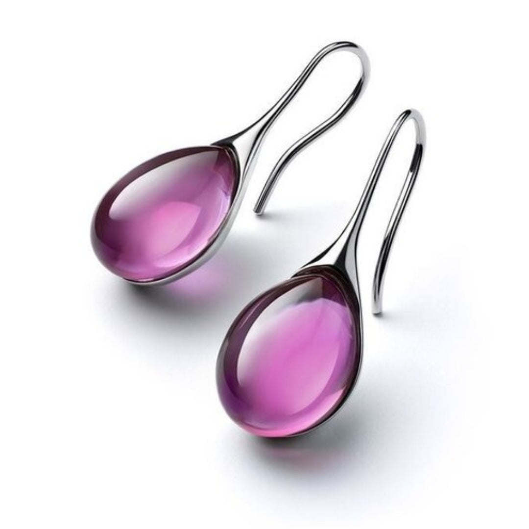 Luminous Elegance Drop Earrings