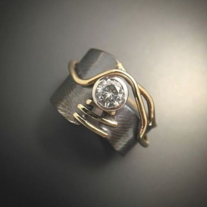 Timeless Midnight Spark Ring