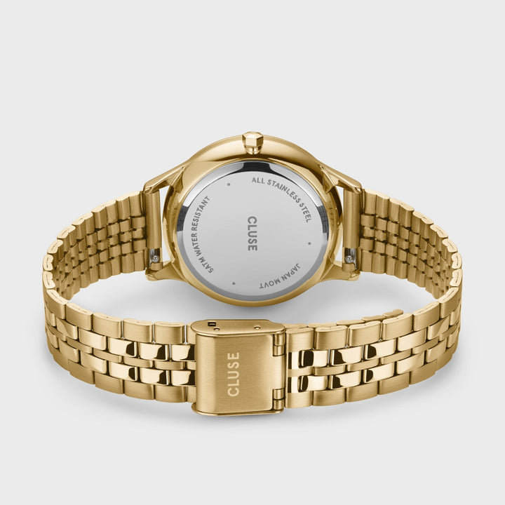 Minuit Multifunction Watch Steel, Sage Green, Gold Colour