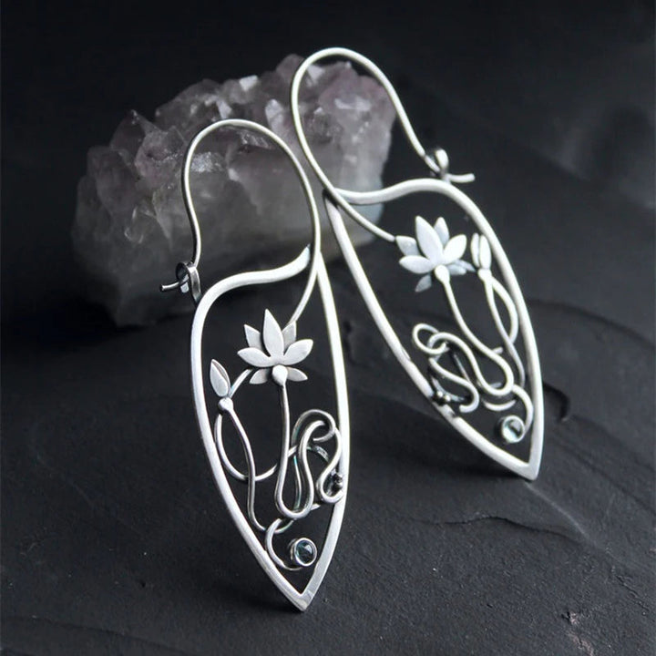 Luxe Lotus Bloom Earrings