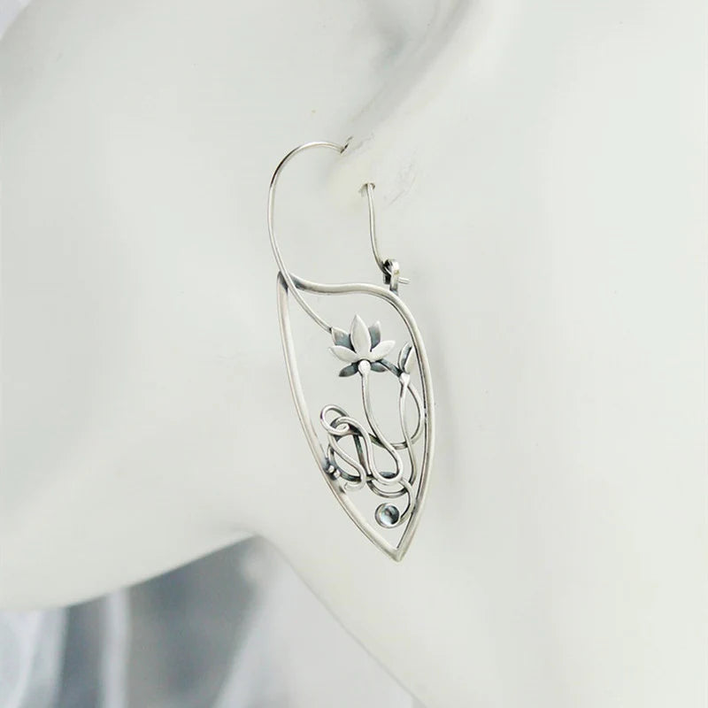 Luxe Lotus Bloom Earrings