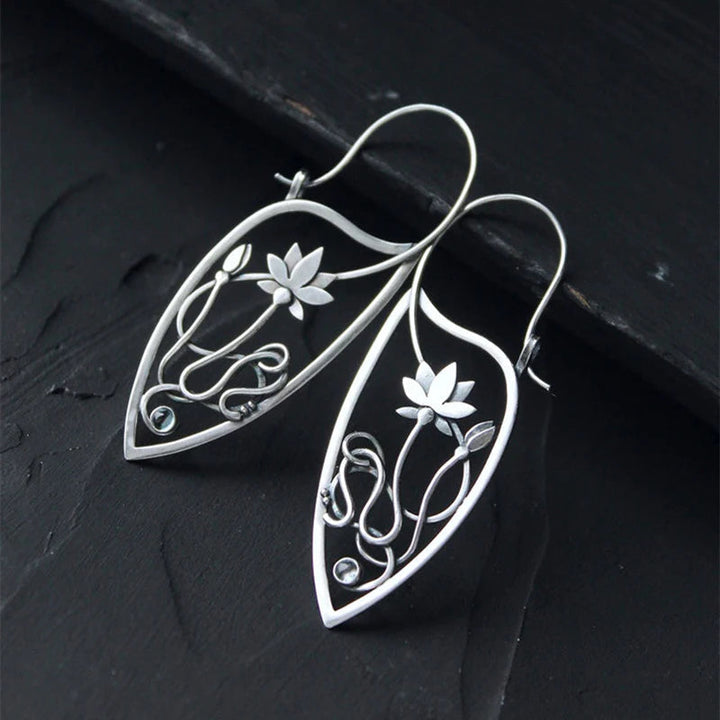 Luxe Lotus Bloom Earrings
