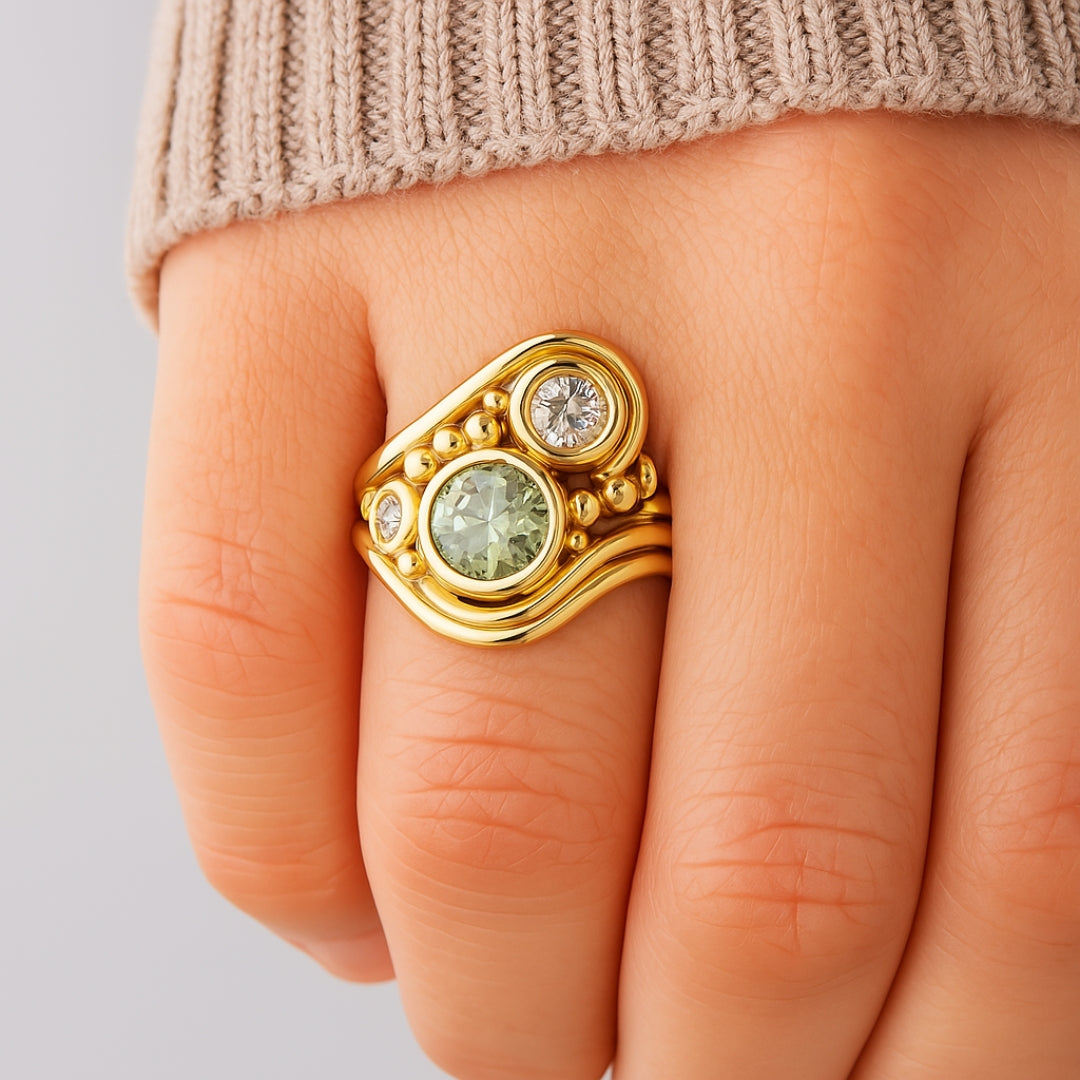 Timeless Glow Zirconia Ring