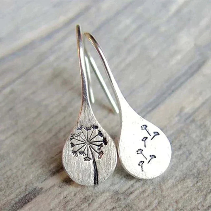 Whispering Dandelion Leaf Earrings