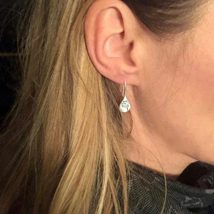 Whispering Dandelion Leaf Earrings