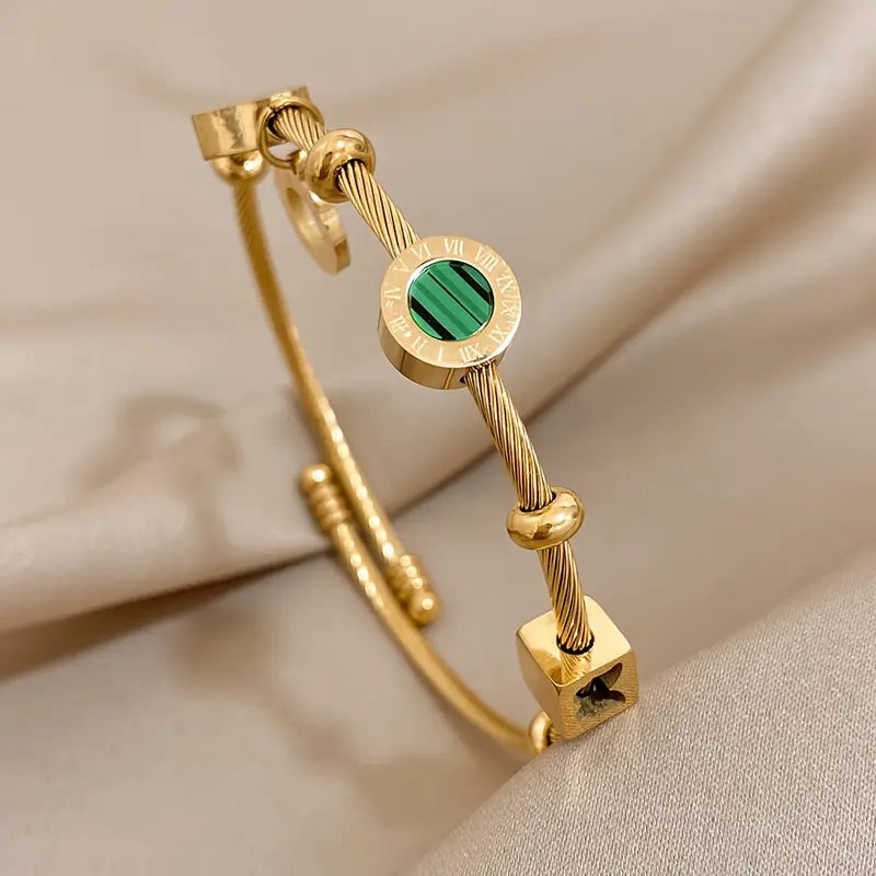 Golden Radiance Bracelet by Emerence Rousseau