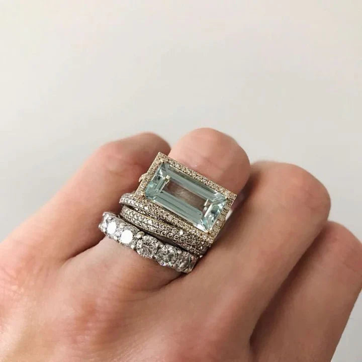 Timeless Turquoise Glow Ring Set