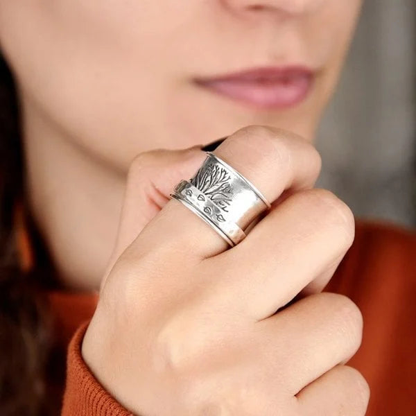 EverSpin Tree of Life Meditation Ring