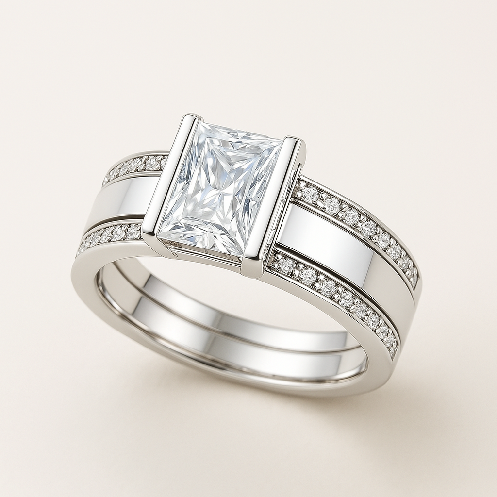 Timeless Elegance Inlaid Ring