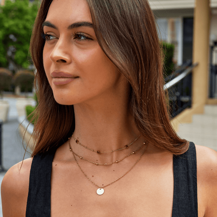 Radiant Scarlet Charm Necklace