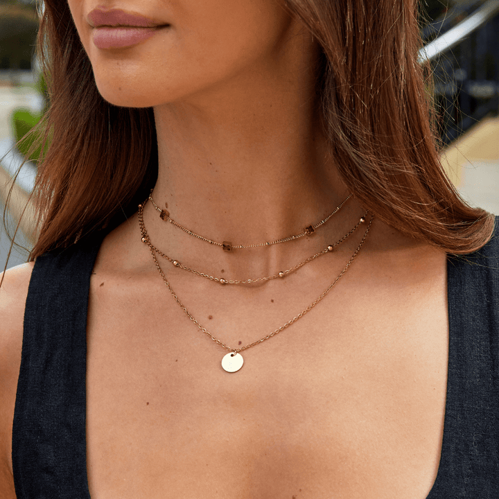 Radiant Scarlet Charm Necklace