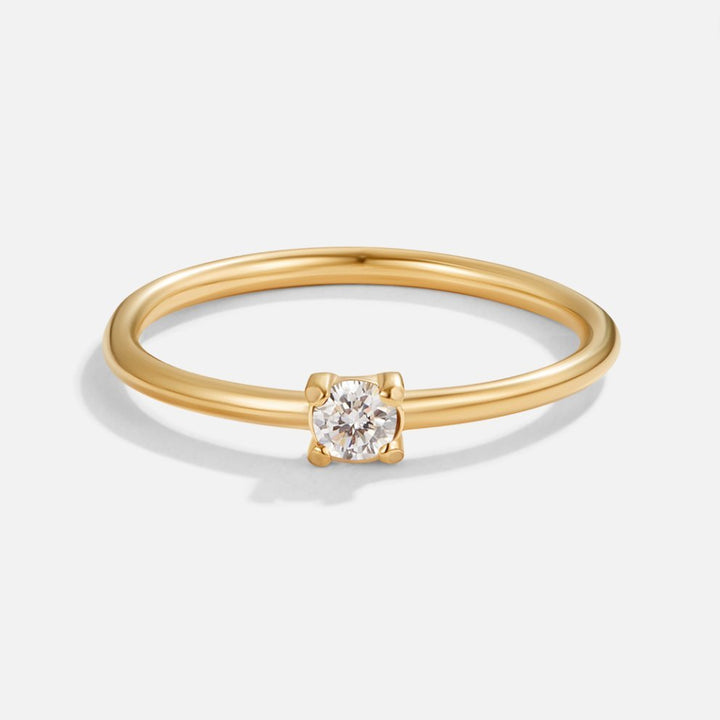 April’s Radiance: Timeless Elegance Ring