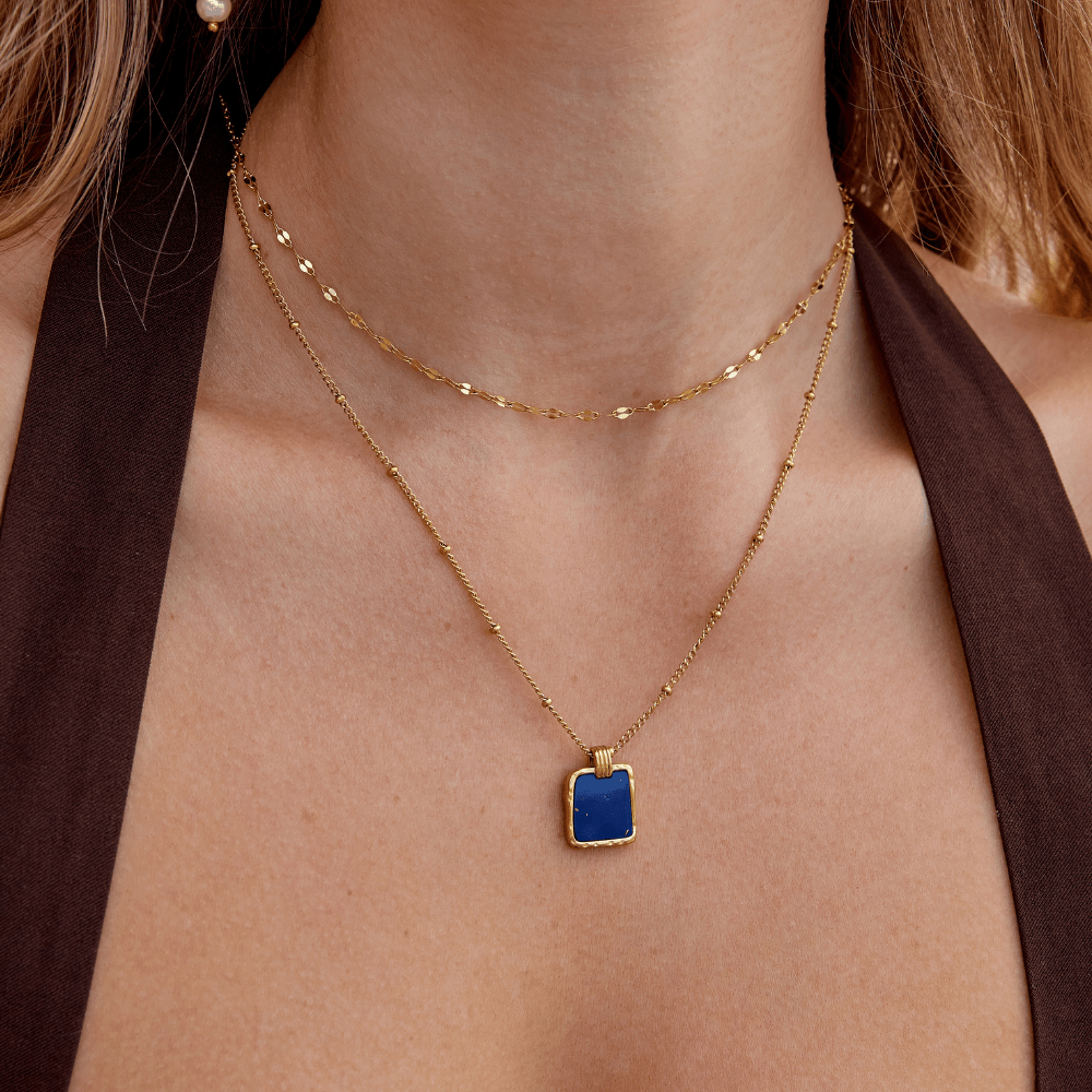 Radiant Astoria Blue Pendant