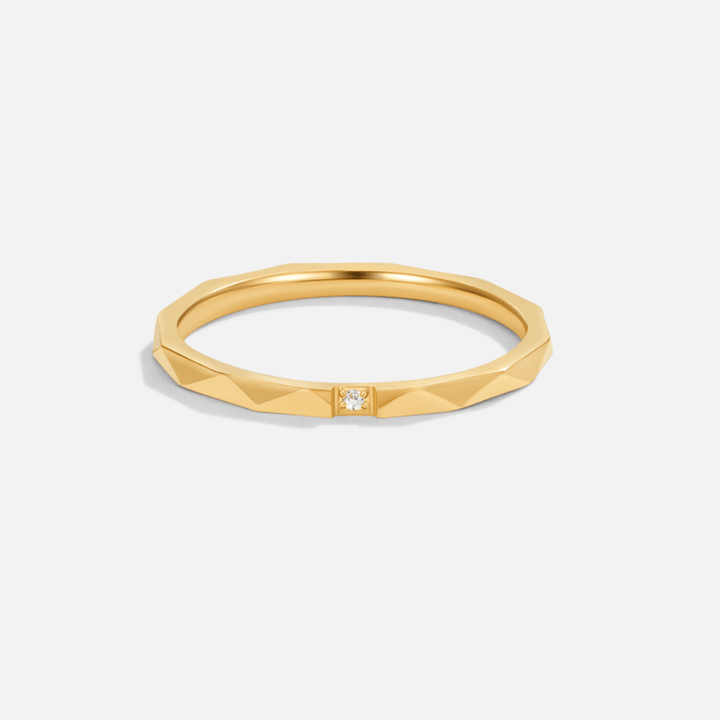 Astrid Ring: Celestial Glow Stack