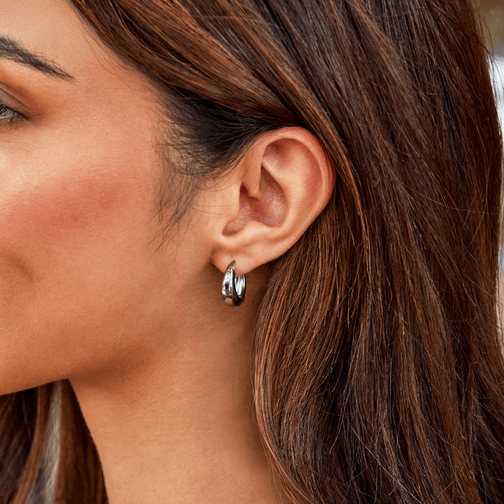 Audrey’s Glow Creole Earrings